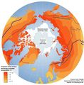 Klimawandel in der Arktis Temperaturzunahme bis 2090 Lizenz: CC BY-NC-SA
