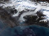 Bering Gletscher 2002 Größter Gletscher auf dem Festland Lizenz: public domain