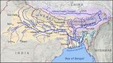 Das Ganges-Brahmaputra-Meghna-Flusssystem' Die großen Ströme in Indien und Pakistan Lizenz: CC BY-SA