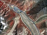 Rückzug des Gangotri-Gletschers 1780-2001 Lizenz: public domain