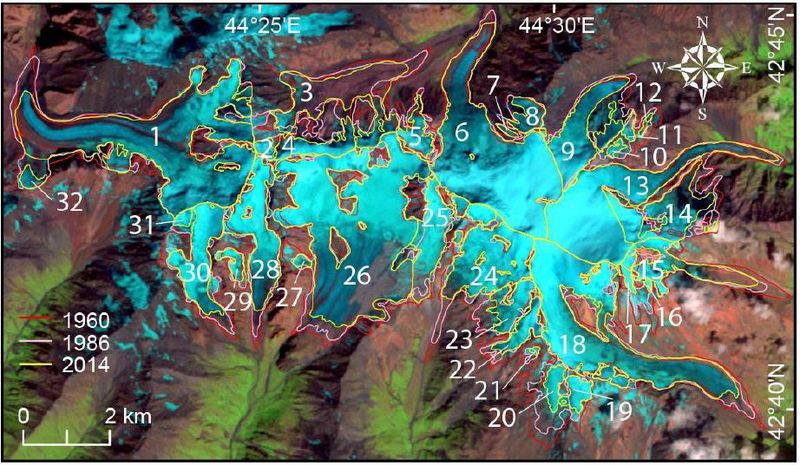 Datei:Kazbegi-Jimara glacier change.jpg