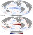 La Niña und El Niño Meeresoberflächentemperaturen Lizenz: public domain