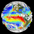 El Niño von 1997/98 3-D-Visualisierung Lizenz: public domain