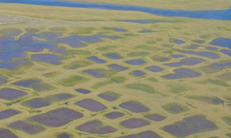 Datei:Polygonal lakes Alaska.jpg