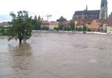 Überschwemmungen in Regensburg Donau-Hochwassers Mai/Juni 2013 Lizenz: CC BY-SA