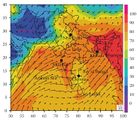 Wind und relative Feuchtigkeit Wärend des indischen Sommermonsuns Lizenz: CC BY