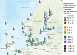 Relativer Meeresspiegelanstieg in Europa In den letzten ca. 100 Jahren in an Pegelstationen Lizenz: public domain