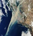 Waldbrände in Kalifornien 2020 Satellitenbild vom 19. August 2020 Lizenz: CC BY-SA 3.0 IGO