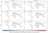 Änderung von Ernteausfällen Bei 1, 1.5 und 2 °C globaler Erwärmung Lizenz: CC BY