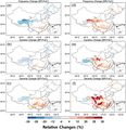 Meteorologische und hydrologische Dürren China: Änderungen bis 2011–2055 Lizenz: CC BY 3.0
