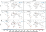 Änderung von Dürrerisiken Bei 1, 1.5 und 2 °C globaler Erwärmung Lizenz: CC BY