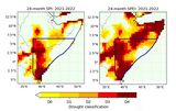 Dürren 2021-2022 in Ostafrika nach verschiedenen Dürre-Indizes Lizenz: CC BY-NC-ND