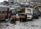 Hochwasser in Mumbai Monsoonregen 2017 Lizenz: CC BY