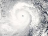 Supertaifun Haiyan Supertaifun Haiyan am 7. November 2013 vor den Philippinen. Lizenz: NASA public domain