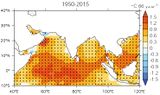 Meeresoberflächentemperatur Indischer Ozean 1950-2015 Lizenz: CC BY
