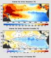 La Niña 4.11.2020 Temperaturen im Pazifik Lizenz: public domain