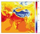 Temperatur in Südasien Sommer 1979-2012 Lizenz: CC BY-NC-ND