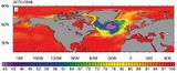 Meeresoberflächentemperatur 2100 Vergleich zu historischen Verhältnissen Lizenz: CC BY 4.0