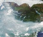Feuer in Sibirien 2020 Satellitenbild vom 23. Juni 2020 Lizenz: CC BY-SA 3.0 IGO