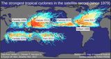 Starke tropische Wirbelstürme Die stärksten tropischen Wirbelstürme in der Satellitenära Lizenz: CC BY-SA 3.0
